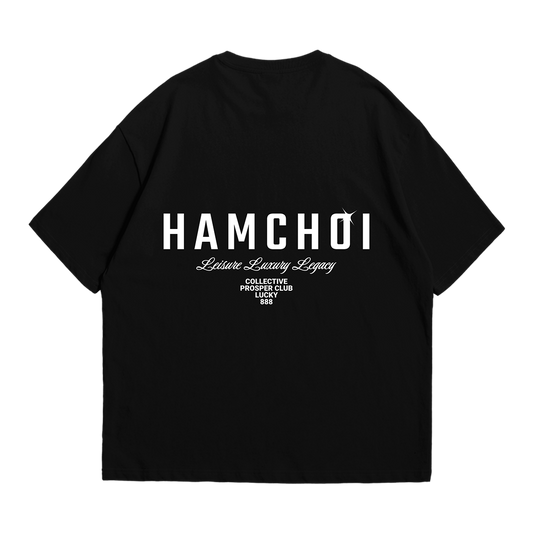 HAMCHOI™ “Legacy” Oversized Tee — Black