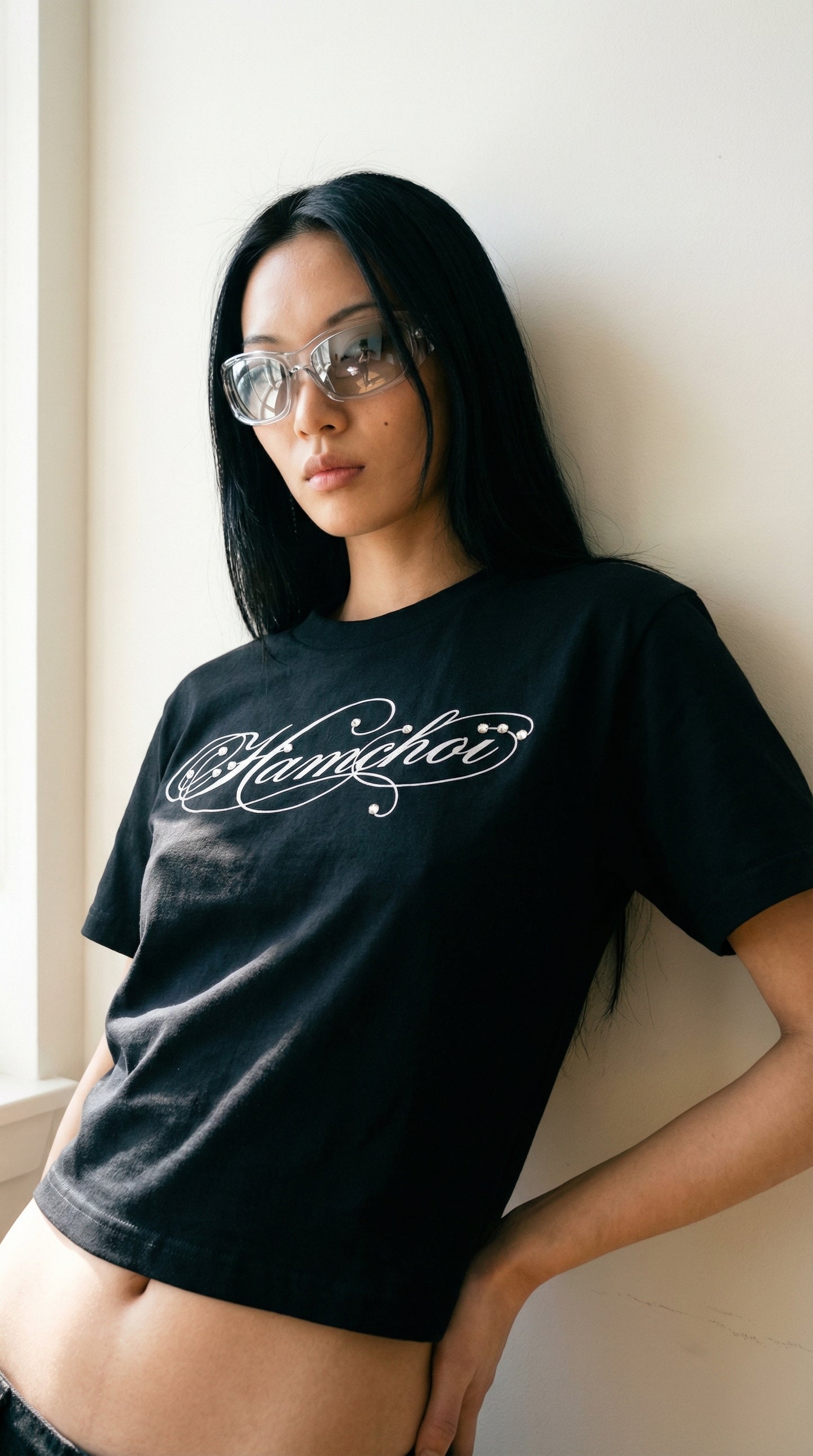 Hamchoi Starlight Cropped Tee