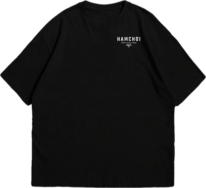 HAMCHOI™ “Legacy” Oversized Tee — Black