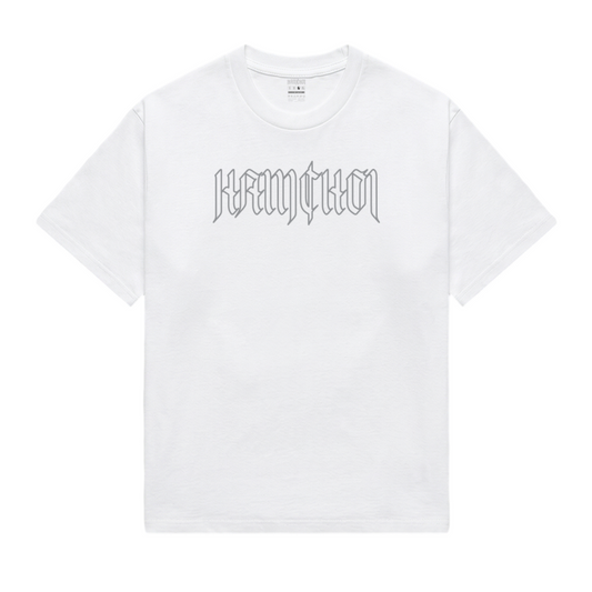 HAMCHOI reflective "Love You" tee with 3M reflective print – front view