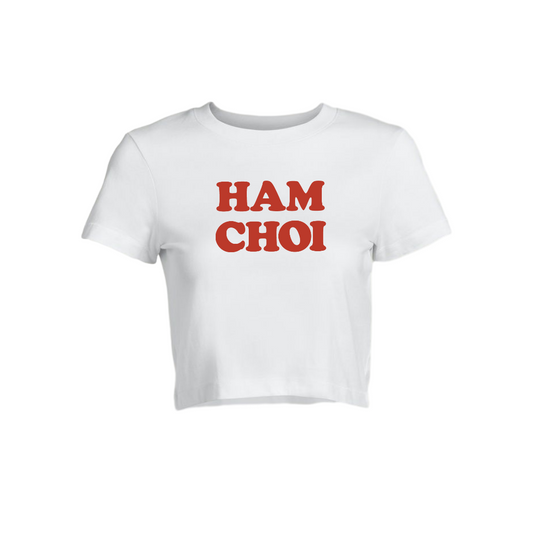 HAMCHOI "HAM CHOI" Y2K baby tee – fitted streetwear t-shirt