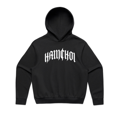 HAMCHOI™ Gothic Hoodie — Jet Black